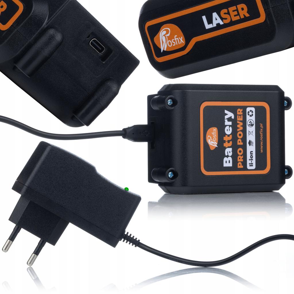 Rosfix Animal Pro Hawk RAPH 16L – Лазерный Крест 16 Линий | IP54 | USB-C | Комплект с Пультом, 2 Литий-ионными Аккумуляторами и Кейсом