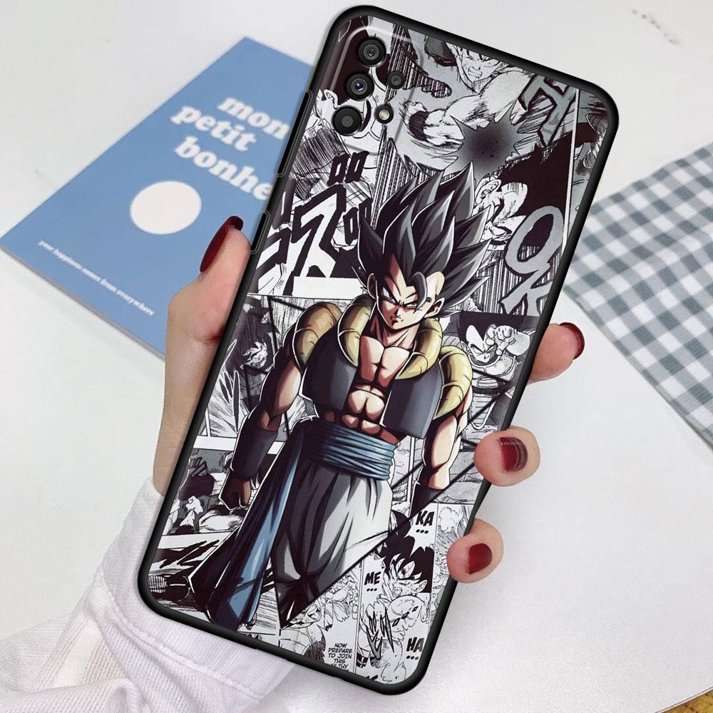 Case For Samsung Galaxy A52 A12 A32 A51 A21s A71 A13 A53 A22 A31 A72 A03 A02s A41 Black Phone Shell Anime-Dragon-Ball