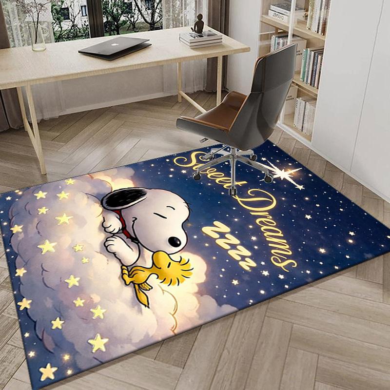Snoo-dog Dreams On The Moon Carpet, Chair Rug,Rug for Office Bedroom living rooms, Doormat decor Fan Gift Christmas Gift