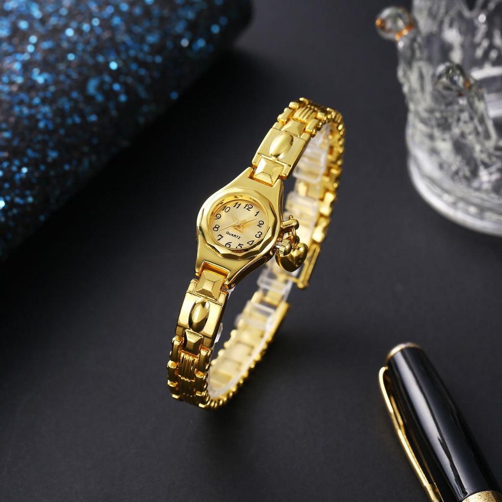 Женские Часы-Браслет Mujer Золотые Relojes Маленький Циферблат Кварцевые Повседневные Популярные Наручные Часы Час Женские Элегантные Relogio Часы