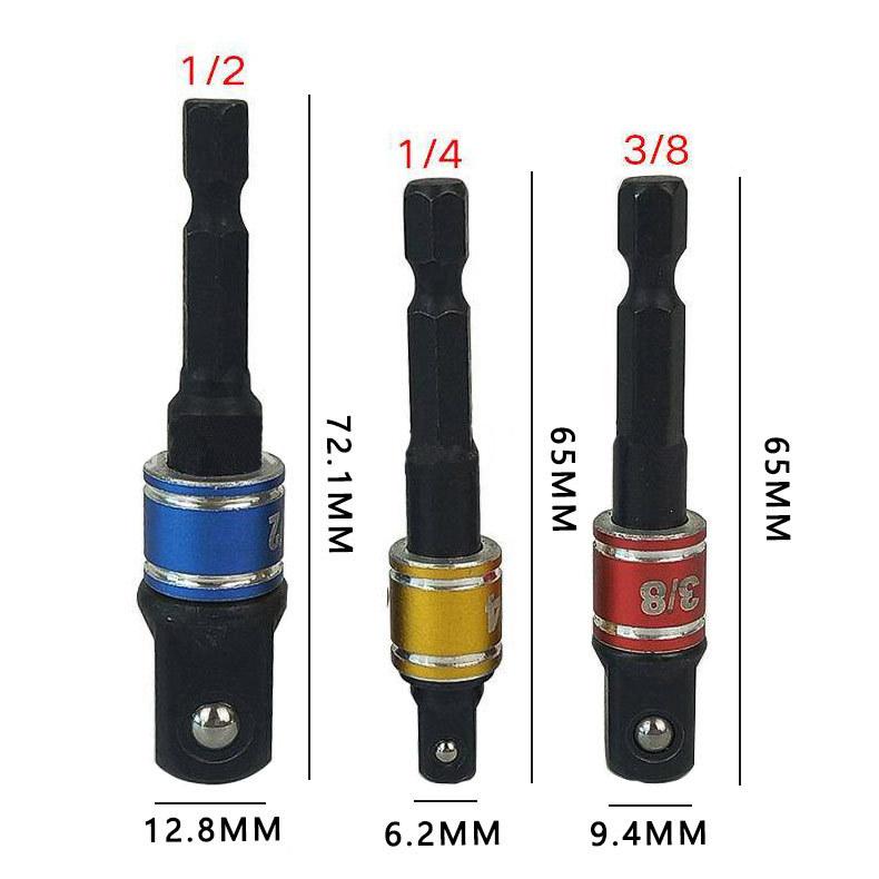 105 Degree Electric Turning Drill Tool Accessories Hexagonal Shank Conversion Square Head Extension Rod
