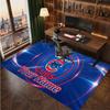 Chicago Cubs Personalized Crystal Velvet Carpet, Customized Name Text Soft Anti‑Slip Rug for Living Room Bedroom