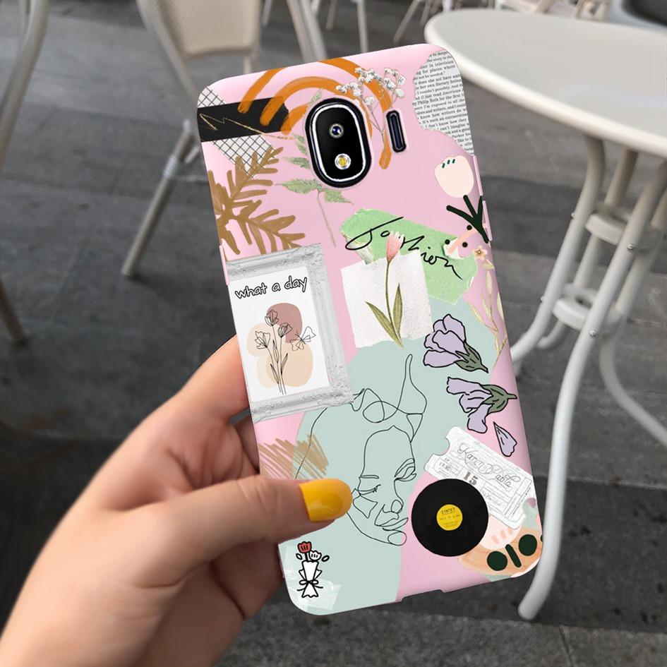 Для Samsung Galaxy J4 J6 2018 EU Чехол SM-J400F J600F Милый Мультяшный Защитный Скин Чехол Для Samsung J4 2018 J 4 J 6 Мягкий Чехол