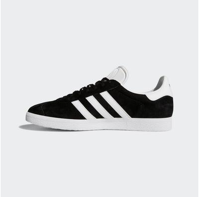 Кроссовки Gazelle основной черный/белый/золотой металлик