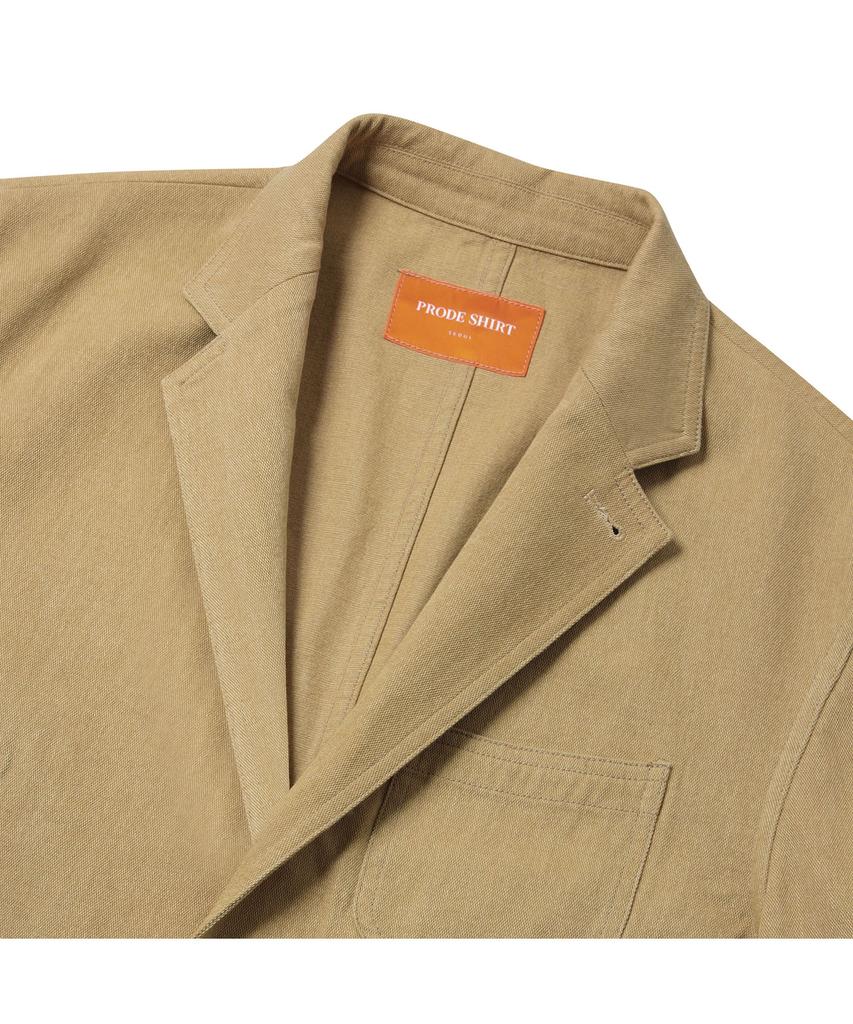 Prodeshirt Vintage Cotton Pique Blazer (Sand Beige)