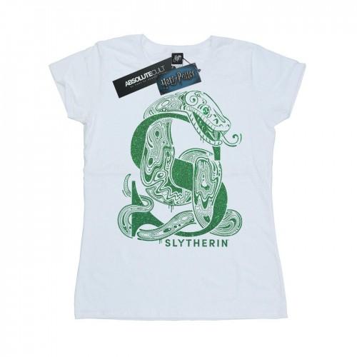 Harry Potter Womens/Ladies Slytherin Glitter Cotton T-Shirt