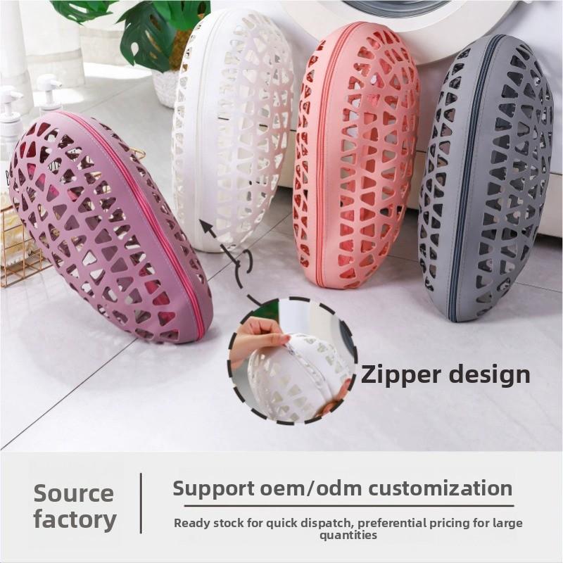 Bolsa de lavado para zapatos, protector de malla para lavadora, resistente a deformaciones