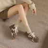 Retro German Training Shoes Women's Trendy Versatile Flat Casual Forrest Gump Shoes 2CM