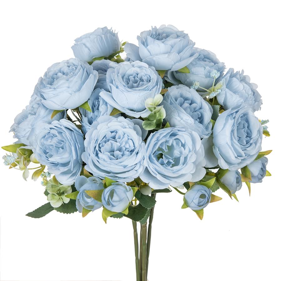 Artificial Flowers Fake Silk Peony Vases Home Room Wreath Decoration Scrapbooking Festival Garland Wedding Bouquet Accessories