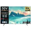 Smart TV 50-дюймовый ЖК-телевизор с поддержкой 4K, двойной тюнер, запись на жесткий диск USB, поддержка Google Assist, поддержка HDR, HDMI, низкая задержка Google
