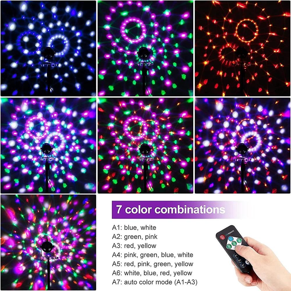 Disco Ball 360° Rotating LED Party Light Music Activated Disco