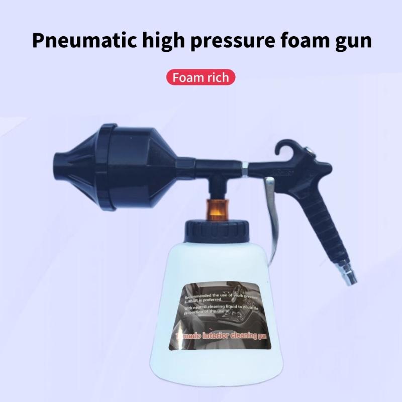 Heavy Duty Pressure Washer Foam Sprayer 1L Anti Break Alloy Handle For Car Boat Exterior Surfaces High Pressure Washer
