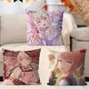M-Mizuki A-Akiyama Cartoon Pillowcase Toon Gift Cushion Cover Bedroom Home Sofa Chair Seat Decor Pillow Case