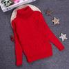 2T-10T Pure Color Spring Boy Girl Kid Thick Knitted Bottoming Turtleneck Shirts Solid High Collar Pullover Sweater