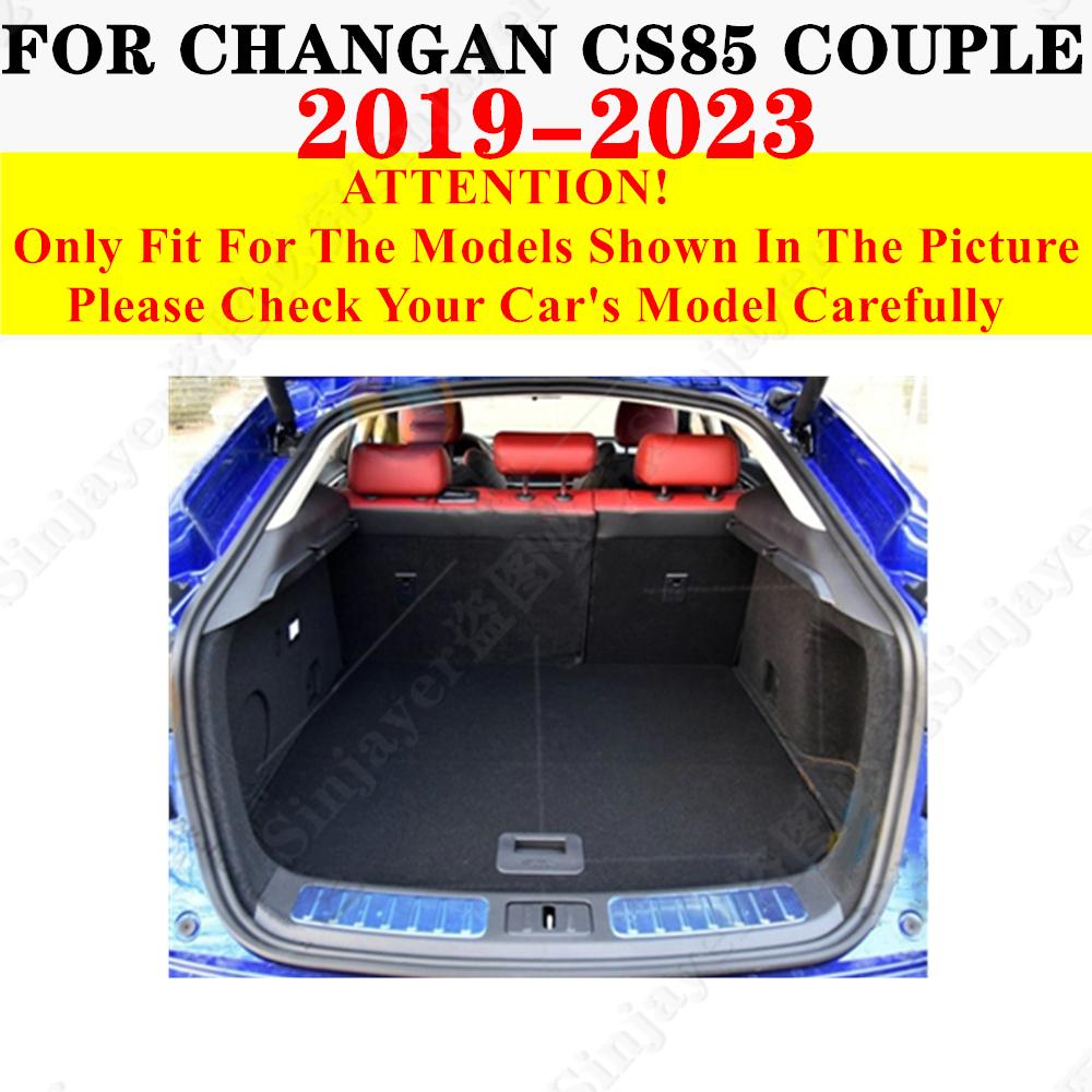 Sinjayer Car AUTO Trunk Mat ALL Weather Tail Boot Luggage Pad Carpet Flat Side Cargo Liner Cover For ChangAn CS85 Couple