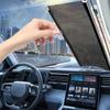 Новые модные автомобильные солнцезащитные автоматические рулонные шторы летние солнцезащитные теплоизоляционные антиультрафиолетовые автомобильные и домашние шторы двойного назначения