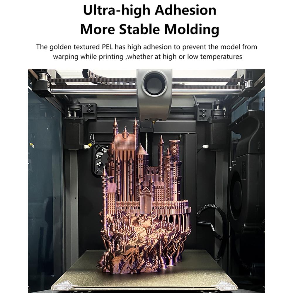Плата для 3D-печати PEI, двухсторонняя текстурированная поверхность PEI, магнитная пружинная сталь, гибкая