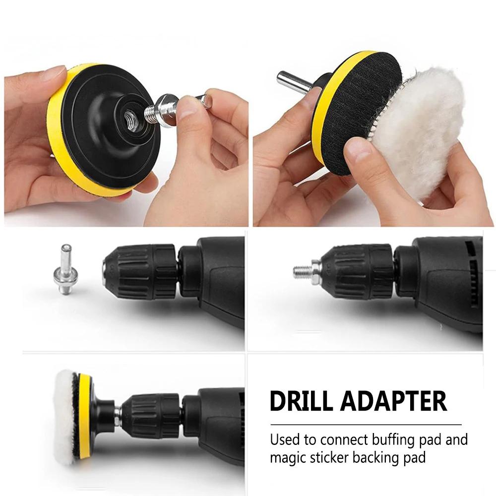5 шт. набор полировальных дисков для автомобиля 6 дюймов набор шерстяных полировальных дисков автомобильный буфер полировальный диск капотные диски автомобильные аксессуары для шлифовки вощение