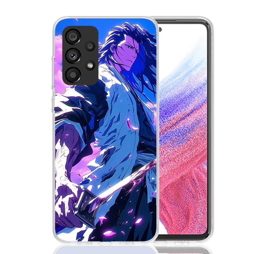 Чехол для телефона Bleach Кучики Бьякуя для Samsung Galaxy A17 A16 A14 A15 A13 A57 A56 A54 A55 A53 A37 A36 A34 A35 A33 A26 A24 A25 A23