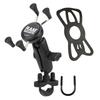 RAM MOUNTS Комплект креплений для смартфонов с X-Grip и ремешком-фиксатором U-Clamp, Черный, RAM-B-149Z-UN7U