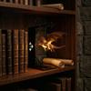 Коллекционная фигурка «Культура драконов», Фантастический книжный светильник, Ретро-светильник «Летающий дракон», Подарок для книголюба, Креативный светильник-закладка для книжной полки, для уголка для чтения в библиотеке