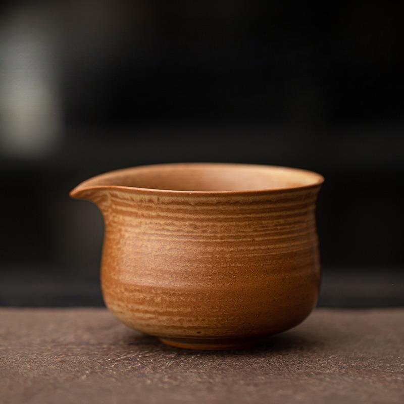 Japanese Style Ceramic Matcha Bowl High Temperature Resistant Kiln Discoloration Matcha Brewing Cup Kung Fu Tea Set Accessories