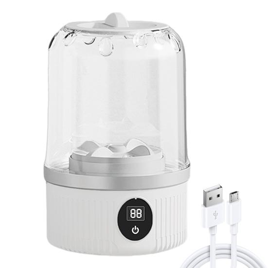 Стиральная машина для нижнего белья Портативная Перезаряжаемая Мини-стиральная машина Быстрая стирка Циклы по времени Ультразвуковая технология Удобная для путешествий стиральная машина