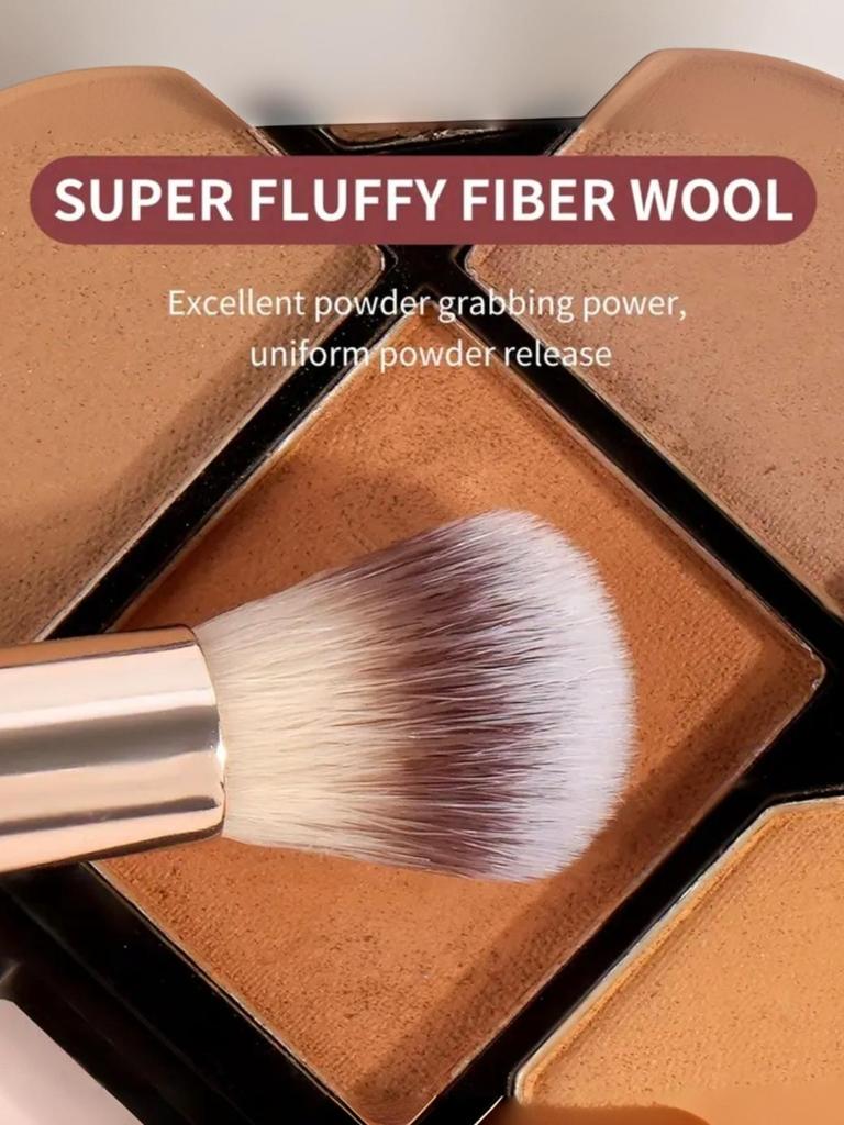 Набор из 4 двусторонних кистей для тональной основы: плоская, скошенная, контурная кисти для макияжа для растушевки жидких, пудровых и кремовых средств