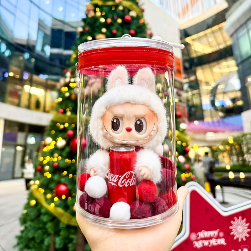 Labubu Защитный чехол Пылезащитный чехол Прозрачная защитная оболочка Labubu Прозрачная сумка для хранения Портативный брелок