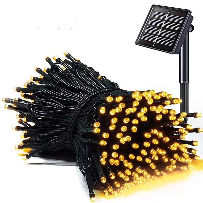 Starry Sky Solar String Lights for Outdoor Garden, Courtyard, and Patio Decor