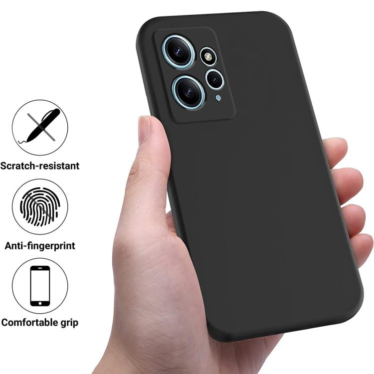 Для Xiaomi Redmi Note 12 4G Global Однотонный Жидкий Силиконовый Противоударный Чехол для Телефона