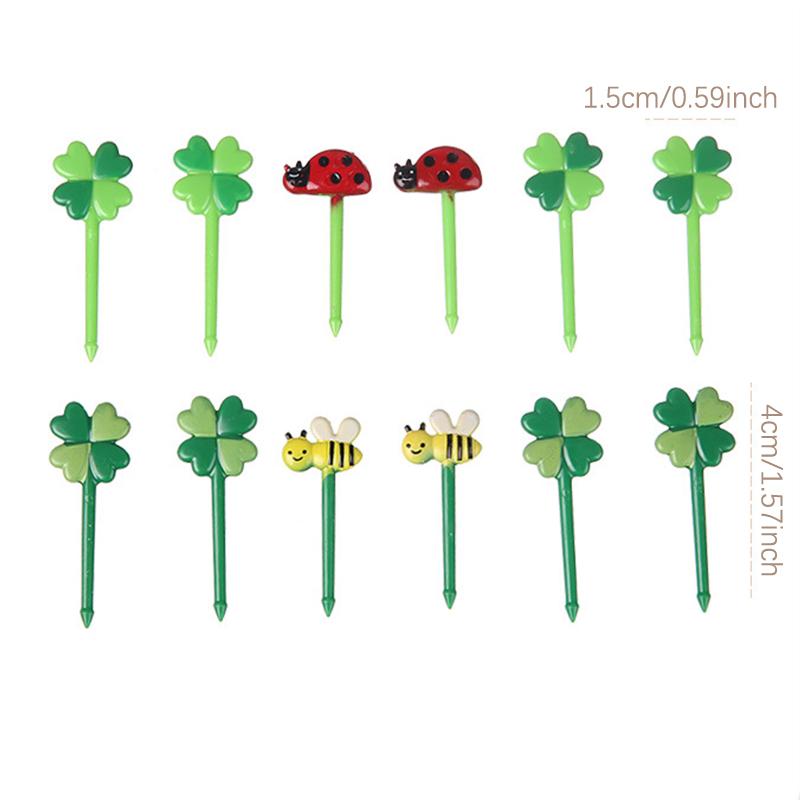 8/12 шт. детские палочки для фруктов, иголки, зубочистки, мини-творческие мини-кремы с фруктами, тортом, десертом, вилками для еды, декор коробки для завтрака, аксессуары для бенто