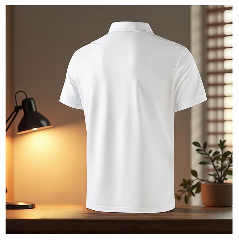 Summer Clearance Counter Same Style: Business Commuter Men's T-shirt, Short Sleeve Polo Shirt, Skin friendly and Comfortable