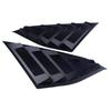 2018 Honda Accord Tenth Gen Carbon Fiber Rear Side Window Louvers - Adhesive Type