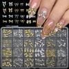 24grids Luxury Gold Silver Butterfly Bow Nail Art Gems CUte Metal Alloy Bow Ribbon Nail Art Gems Flatback Butterfly Nail Decora
