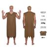CrossW Modern Primitive Tribal Cosplay Costume - Ethnic Man Theme Clothing for Halloween & Performances