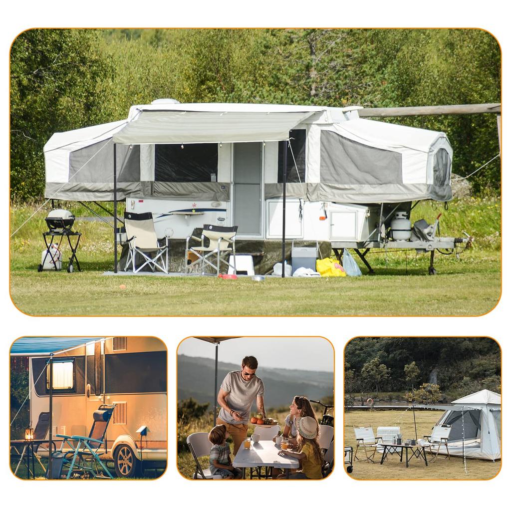 Tarp Pole "2023 Latest Model" Diameter 28mm Length 250cm Aluminum Tent Pole 2 Sets Tent Pole Aluminum Pole TarpCamping Pole Aviation A6061 Aluminum