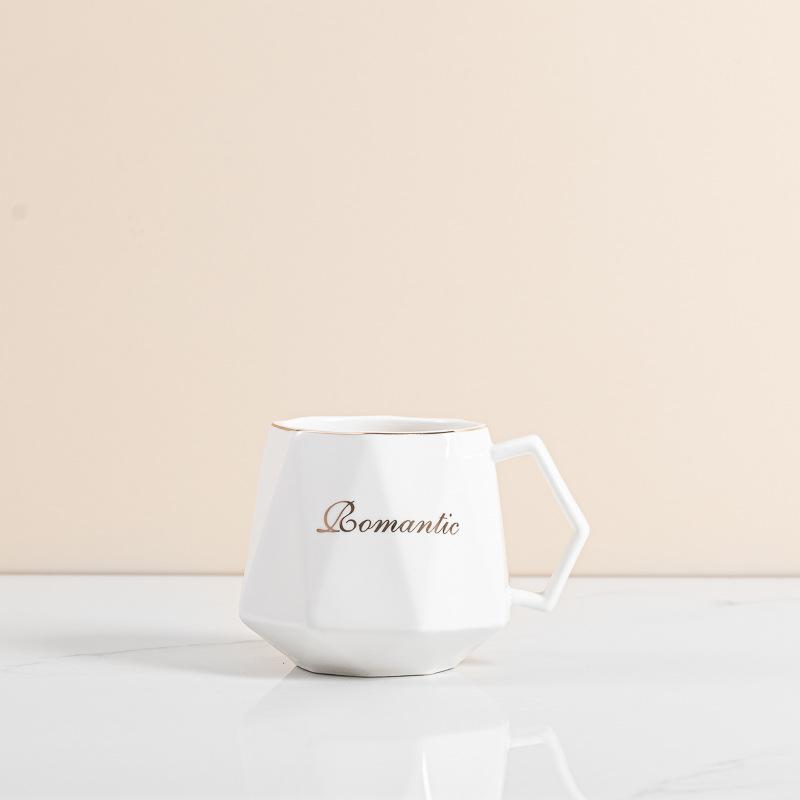 Простая модная керамическая чашка, креативная кружка, кофейная чашка, парная чашка, подарки, бизнес-сувенир