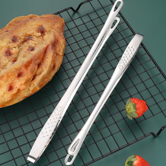 Щипцы для пищевых продуктов Зажим для пищевых продуктов Пищевой термостойкий, без запаха, антидеформированный, гладкий край, нержавеющая сталь, удобная ручка, противоскользящий