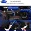 Universal Car Armrest Box Universal Center Centre Console Armrest  Large space Central Store Content box with cup holder ashtray