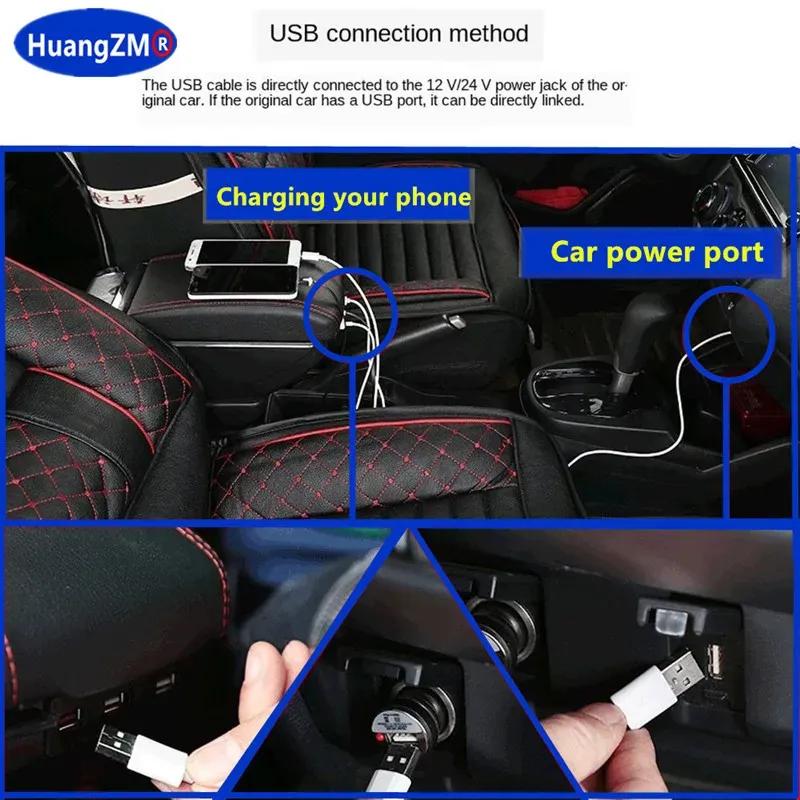 Universal Car Armrest Box Universal Center Centre Console Armrest Large space Central Store Content box with cup holder ashtray
