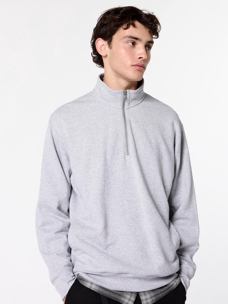 Uniqlo Японская толстовка с застежкой-молнией на половину длины