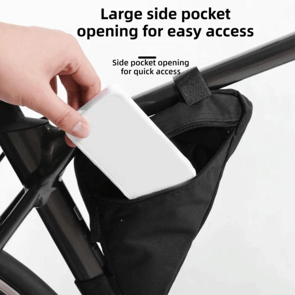 Polyester Bike Beam Hanging Bag Storage Saddle Frame Pouch Cycling Outdoor Sports