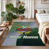 Crystal Velvet Rug Custom Name Text, Soft Non Slip Floor Mat Home DecorRapid Wien FC