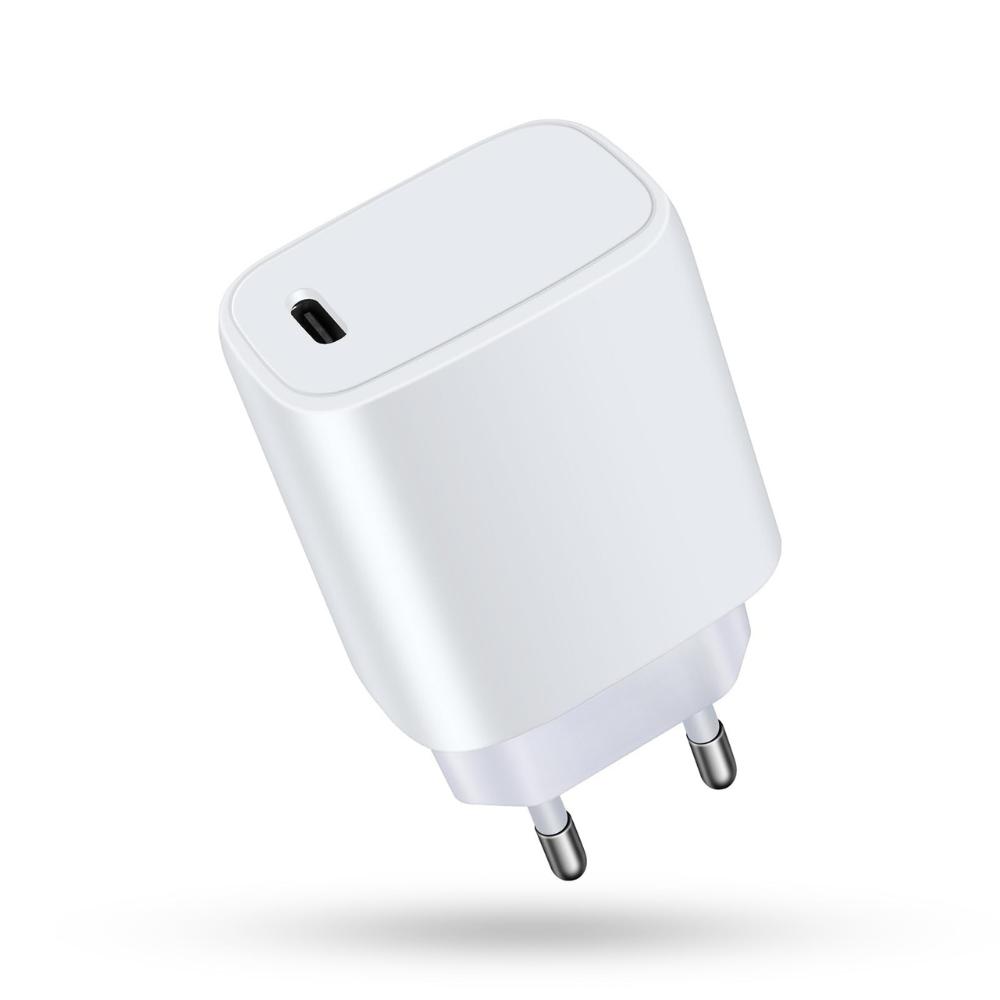 20W PD Fast Charger Single USB C Port Wall Charger Compact Power Adapter for Smart Phones Tablets Earbuds