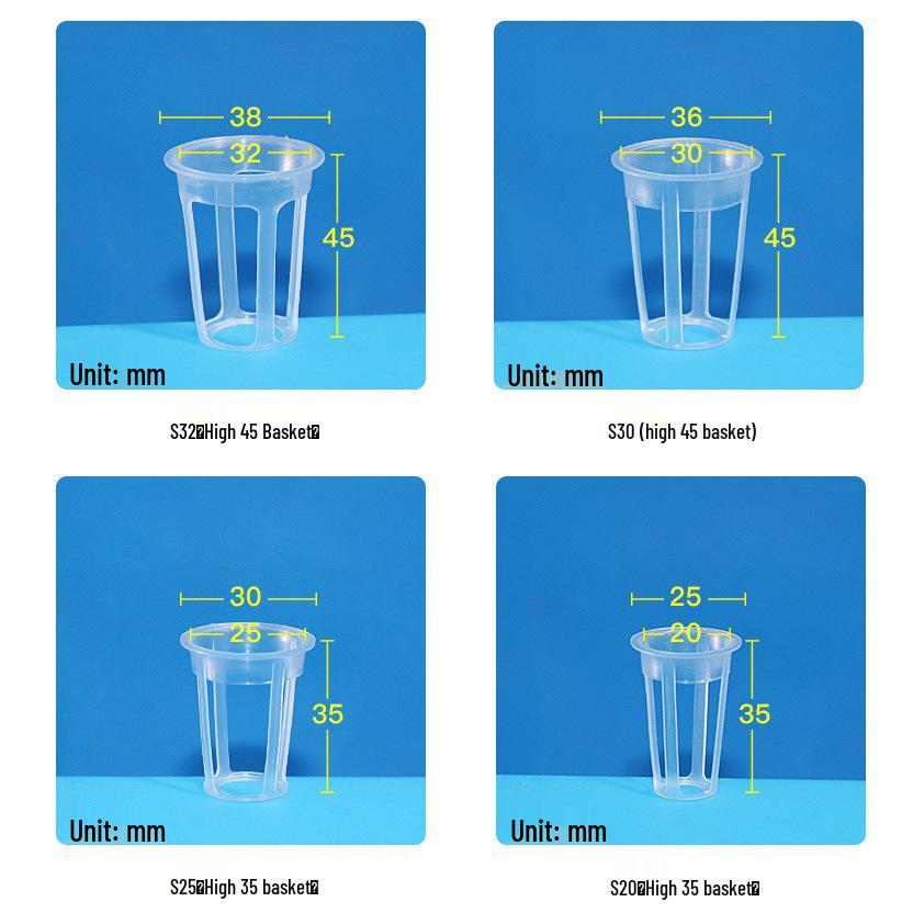 Greenhouse Soilless Hydroponic Planting Basket and Root Control Cup