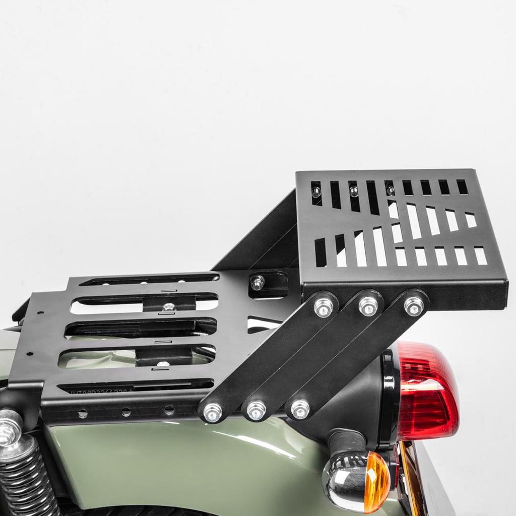 Nextstage Rear Carrier for Cross Cub and Super Folding Steel Cargo Compatible with Pillion Suitable for Motorcycle Custom Parts Carrier Cub, Rack,