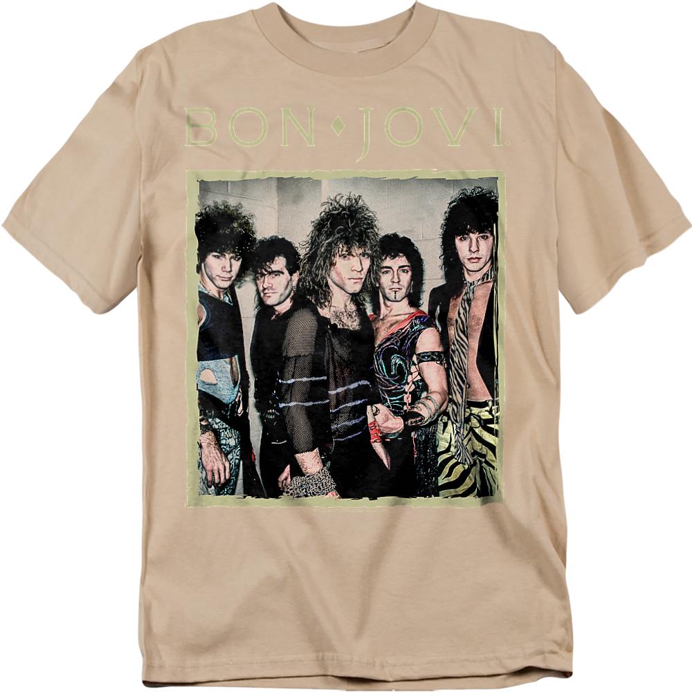 Bon Jovi Unisex Adult Framed T-Shirt