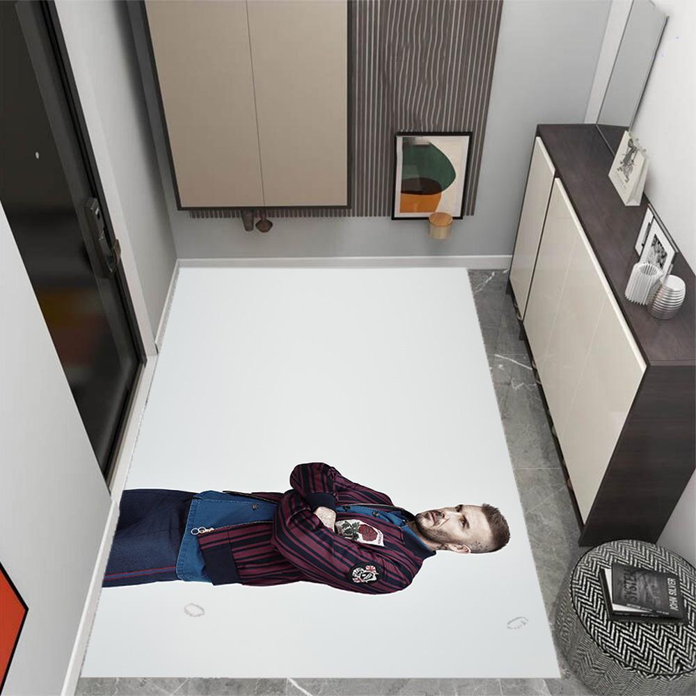 Bold Fashion Statement Floor Mat Design for Bedrooms Balcony Game Room Kitchen Antislip Carpet Decorate Offices Perfect Gift for Women/Men
