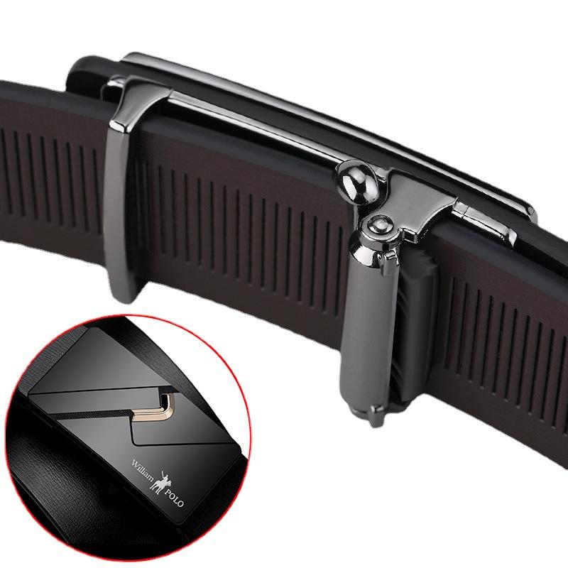 Mary Emperor Belt Men's Leather Belt Belt Belt Automatic Buckle Men's Business Casual Pants with Men's Leather Belt.